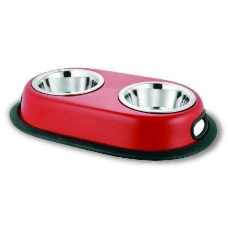 Comedero Doble Acero Inoxidable para perros