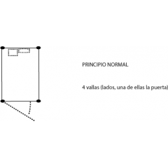 Valla Paridera para Ovejas (Forrajera y bebedero no incluidos) principio modelo normal 2