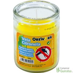Vela Citronela Repelente de Mosquitos Orework 200 gramos 2