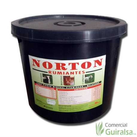 Cubo Pienso Mineral Norton 20 kg