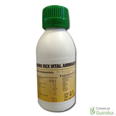 Hidro Rex Vital Aminoácidos para Aves Porcino Ovino Caprino Equino y Conejos