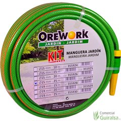 Manguera PVC verde 3 capas jardín Orework sin kit de riego 2