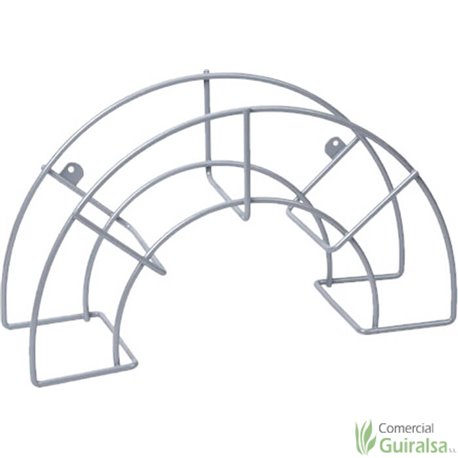 Soporte Manguera Metálico Zincado de Pared