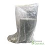 Bolsas desechables de plástico para botas de agua con goma. Paquete 50 uds