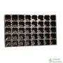 Bandejas Semilleros de Plastico Negro 40 huecos
