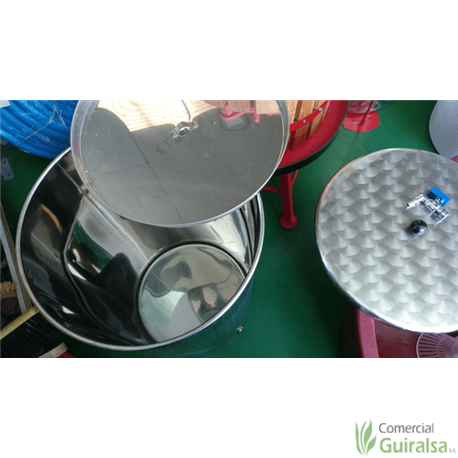 Depósitos Inox Aceite de Oliva tapadera, grifo, tapa fondo para limpieza