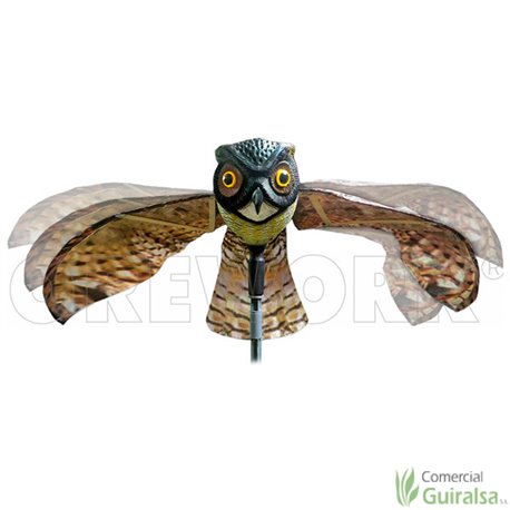 Buho Eólico Espantapájaros Efecto Vuelo Orework