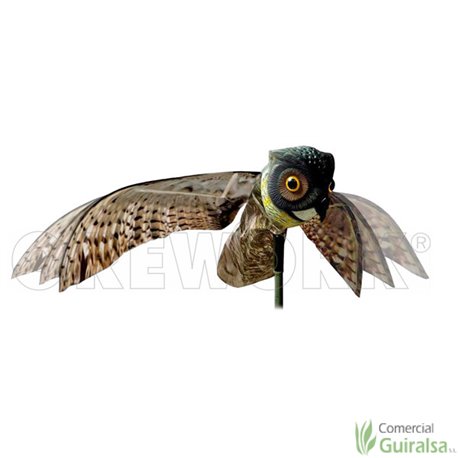 Buho Eólico Espantapájaros Efecto Vuelo Orework