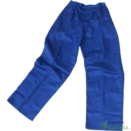 Pantalones de trabajo de tergal azul. Varias tallas