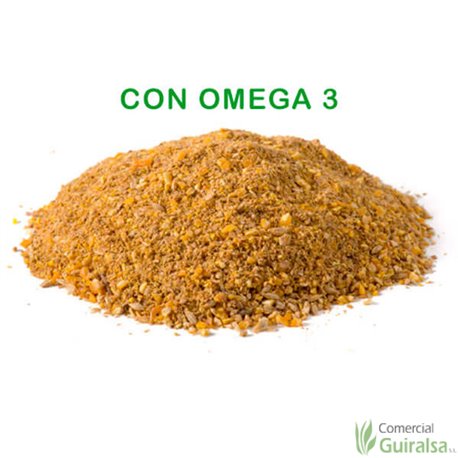 Pienso gallinas con Omega 3 en Harina marca Agroveco