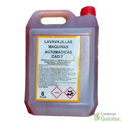 Detergente Lavavajillas Máquinas Automáticas CAD-7. Envase 5 litros