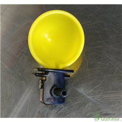 Bebedero Automático Basculante para Gallinas de plástico color amarillo 2