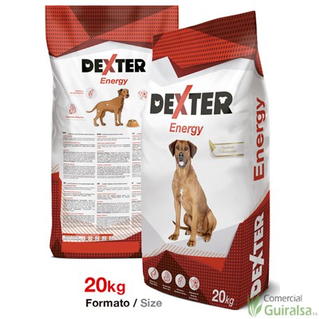 Energy Dexter pienso para perros 20 kg - Guiralsa