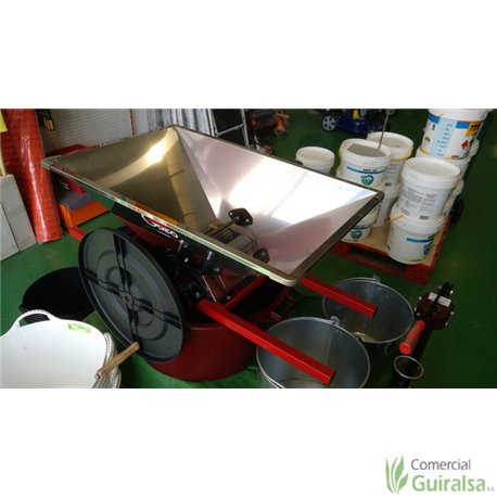 Estrujadora de Uva Manual Inoxidable 430