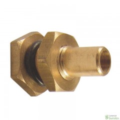Racor Salida Deposito calibre 10/10 mm modelo metálico