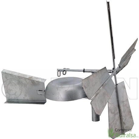 Molino Veleta Espantapájaros Metálica