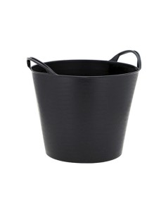 capazo vendimia plástico color negro 26 o 42 litros