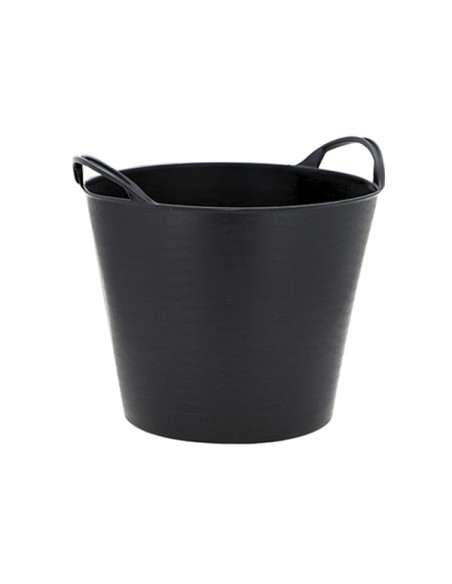 capazo vendimia plástico color negro 26 o 42 litros