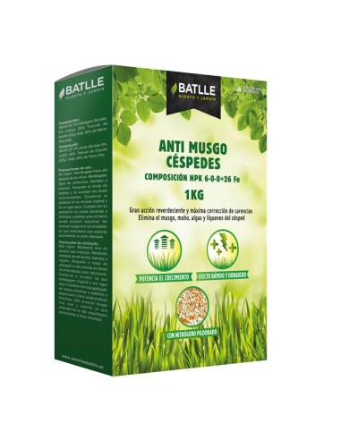 Anti musgo para cesped fertilizante Batlle