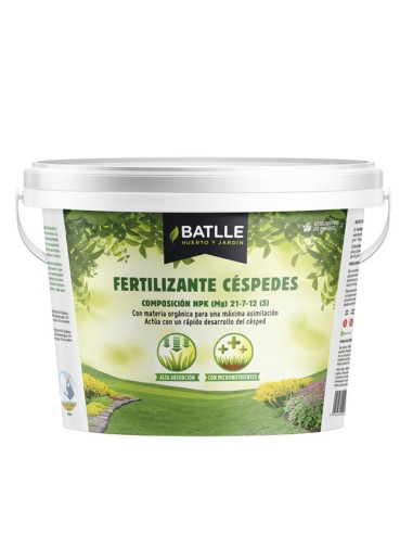 fertilizante para césped Batlle caja 5 kg.