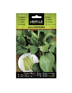 Semillas Borraja Flor Blanca Batlle