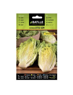 semillas de lechuga Little Gem cogollos Batlle 7 gr.
