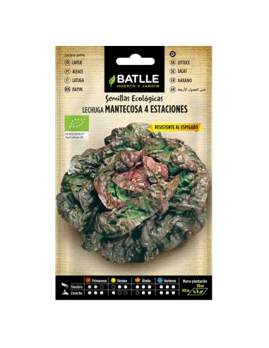 Semillas ecológicas Lechuga Cuatro Estaciones Batlle