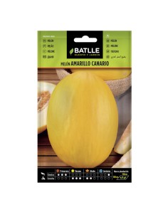 semillas Melón Amarillo Canario Batlle sobre