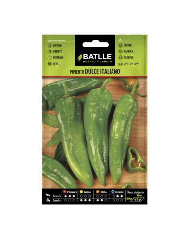 Semillas Pimiento Dulce Italiano Sobre Batlle