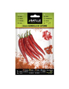 Semillas Pimiento Guindilla de Cayenne Sobre Batlle