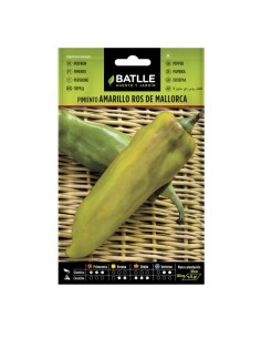 Semillas Pimiento Amarillo Ros de Mallorca Sobre Batlle