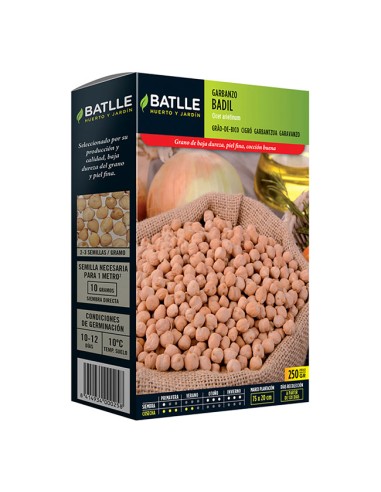 semillas Garbanzo Badil Batlle caja 250gr.