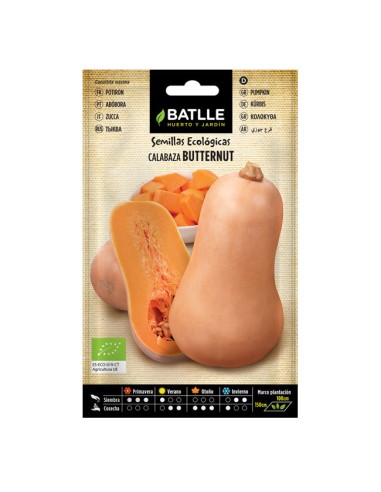 Semillas ecológicas Calabaza Butternut Batlle