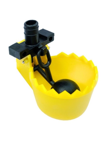 bebedero gallinas y pollos nivel constante cazoleta con bola negra