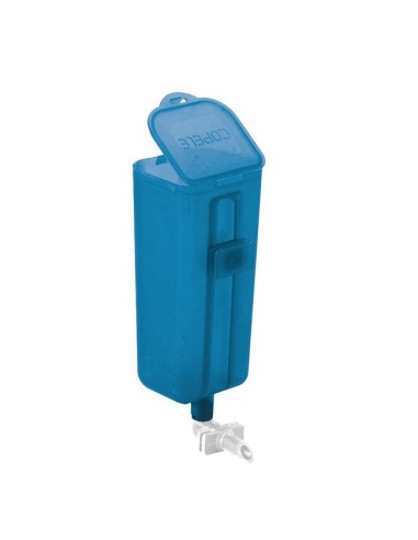 Botella Bebedero Canarios azul chupete