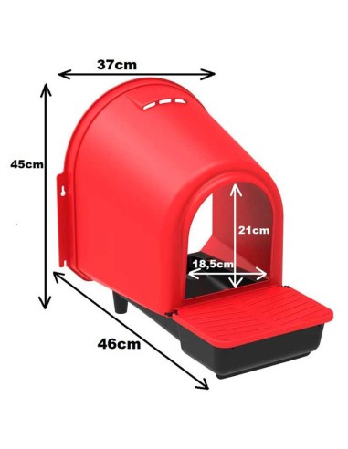 medidas ponedero de gallinas Interior Confort de plástico Copele