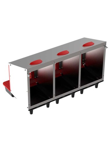 trasera ponedero gallinas 3 departamentos