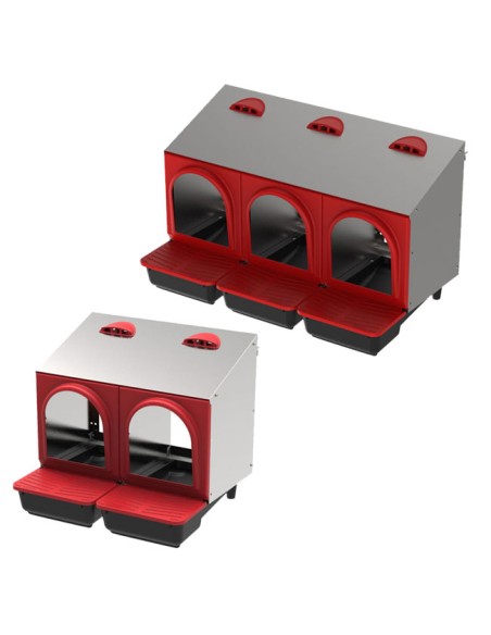 ponederos metálicos para gallinas interior Platinum Copele