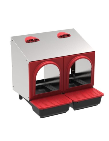 ponedero gallinas interior Platinum 2 departamentos