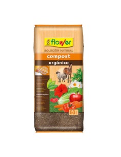 Sustrato compost orgánico Flower 50L