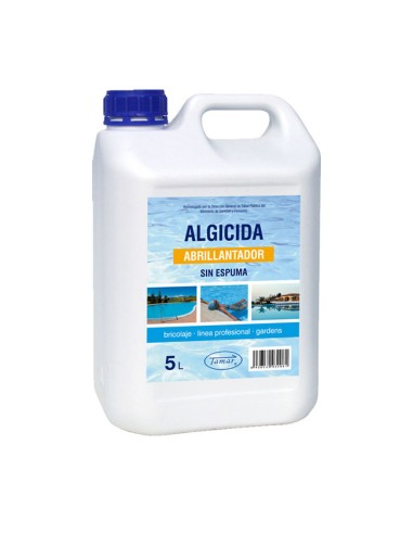 Algicida Abrillantador Sin Espuma Piscinas 5 litros