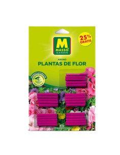Bastoncitos fertilizantes plantas con flor Masso Garden
