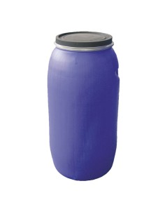 Depósitos de Plástico Azul con Tapa Abrazadera Fleje 65l | 125l | 240l