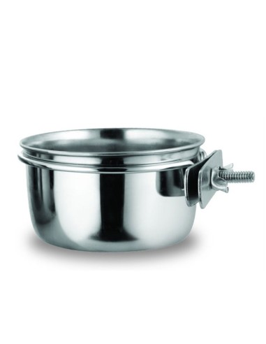 Comedero de Acero Inoxidable con Soporte