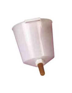 Cubo con tetina para potros, caballos y terneros 8L 2