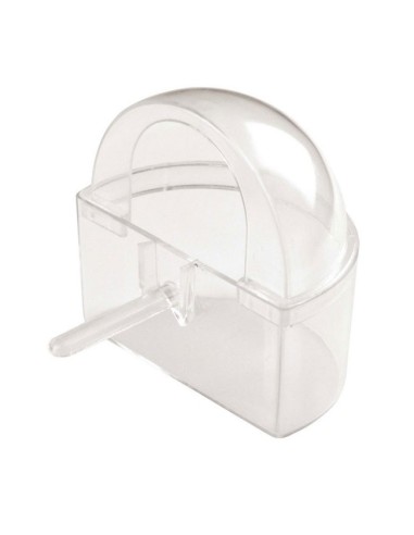 Comedero Capilla de plástico transparente para pájaros