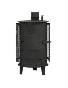 Estufa de Leña redonda Diseño Retro Orework