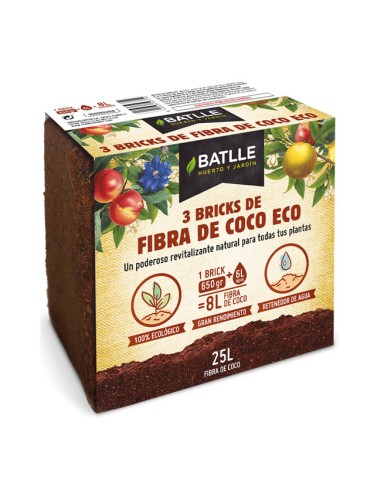 fibra de coco bricks Batlle