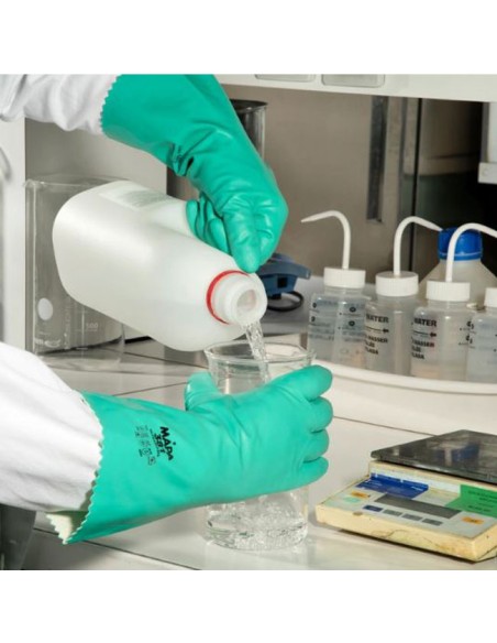 Guantes Protección Química UltraNitril 381 uso químico