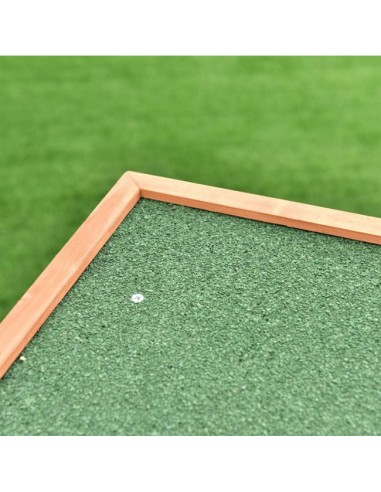 detalle fijación suelo Gallinero caseta de madera para gallinas Lyon